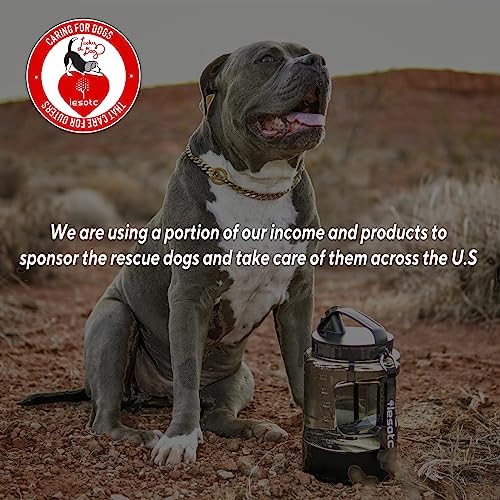 Dog Water Bowl Dispenser 77oz, Large Pet Dog Water Bottle Portable with Pull-Out Travel Water Bowl for Dogs, Portable Water Bowl for Dogs on The Go, Camping Essentials Hiking Traveling Accessories