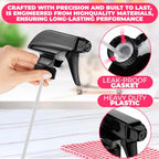 ALPENKOK 4 Pcs Spray Nozzle for Bottles - Spray Bottle Tops Replacement, Durable Plastic, Adjustable Length, 2 Spray Modes, Fits 8 Oz and 16 Oz Bottles, Good Sealable Fit for Home and Garden Use