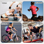 4 Pcs Thigh Wraps & Arm Trimmers Set Thigh and Arm Sweat Bands Slimmer Hamstring Brace Leg Wrap Compression for Weight Loss Women & Men Workout Fitness Sauna Accessories Black