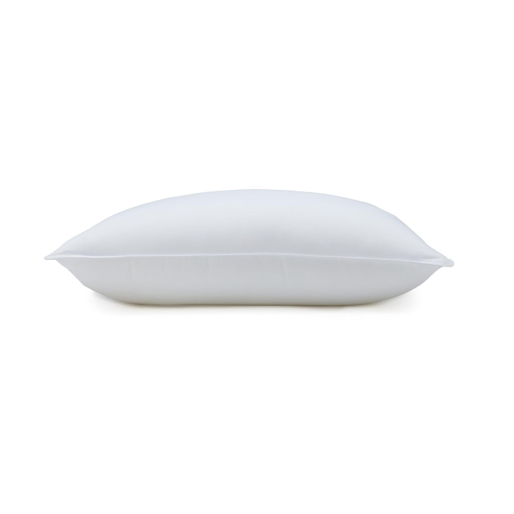 Amazon Basics Down Alternative Bed Pillow, Medium Density for Back and Side Sleepers, Standard, 26 x 20 Inch - Pack of 2, White