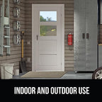 Gorilla Grip Ultra Absorbent Moisture Guard Doormat, Absorbs Up to 5.7 Cups of Water, Stain and Fade Resistant, Spiked Rubber Backing, All Weather Mats Capture Dirt, Indoor Outdoor, 35x23, Charcoal