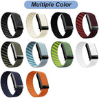 Emilydeals Bands for Whoop 4.0 - Replacement Nylon Knit Watch Strap Wristband with U-shaped Metal Frame Fitness & Activity Tracker Accessories