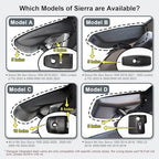 4K Dash Cam fit for GMC Sierra 1500 2022-2025 HD 2024 2025 Pro SLE Elevation SLT AT4X Denali Ultimate Accessories (Model C), Integrated OEM Look, UHD 2160P Video, WiFi & App, 128GB Card