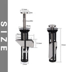 MUU Universal Toilet Seat Bolt kit,Screws,Quick Release,Easy to Install- Toilet Seat Replacement Parts Kit,Toilet Cover Maintenance Accessories,Fixing Accessories (Screws-JS2) (4)