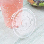 Karat C-KCL1045 PET Flat Lid, Fits 32 oz 104.5mm Diameter PP/Paper Cold Cup (Pack of 600)