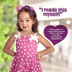 Headband Making Kit for Girls - Make Your Own Fashion Headbands for Kids - DIY Hair Accessories Set - Arts & Crafts Easter Gift for Ages 5-12 Year Old Girl - Little Children's Art & Craft Gifts