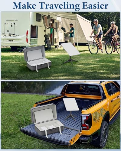 Starlink Gen 2 Carrying Case，Outdoor Travel Case for Standard Starlink V2 Accessories ，Semi-Rigid EVA ，Compact Interior，Large Capacity（Holds Starlink V2 Dish & Router & Cable & Mount & Power Supply ）