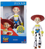 Mattel Disney and Pixar Toy Story Large Action Figure, Posable Jessie Collectible in Signature Cowgirl Look with Removable Hat, 12-inch Scale