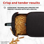 Instant Pot Vortex 5.7QT Air Fryer With Accessories, Custom Smart Cooking Programs, 4-in-1 Functions that Crisps, Roasts, Bakes and Reheats, 100+ In-App Recipes, from the Makers of Instant Pot, Black
