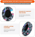 WC Wicked Cushions Replacement Ear Pads for Beats Studio 2 & 3 (B0501, B0500) Wired & Wireless | Does NOT Fit Beats Solo | Softer PU Leather, Enhanced Foam & Stronger Adhesive | 90's Black