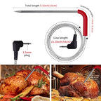 Smart Thermometer Probe Compatible with Ninja SP351 Foodi Smart 13-in-1 Dual Heat Air Fry, Temperature Meat Probe Replacement for Ninja SP351/SP251Q Oven. 1-Pack
