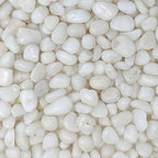 Midwest Hearth Natural Decorative Polished White Pebbles 3/8" Gravel Size (5-lb Bag)
