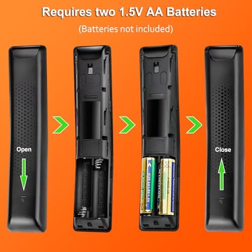 (Pack of 2) Universal Remote fits for Samsung TV Remote Replacement, Compatible with Samsung LED LCD QLED 4K 8K UHD 3D HDTV HDR Frame Curved Crystal Smart TVs (NO Voice Function)