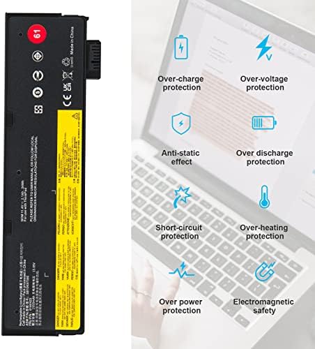 01AV423 01AV452 Laptop Battery Replacement for Lenovo ThinkPad T570 T580 T470 T480 P51S P52S TP25 A475 A485 01AV422 01AV424 01AV490 4X50M08810 SB10K97579 SB10K97580 SB10K97581 SB10K97597 - 11.4V 24Wh