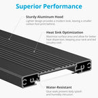 NICREW C10 24/7 LED Aquarium Light for Plants, 12-18 Inches, 9W, Full Spectrum Fish Tank Light with Timer, Brightness Adjustable