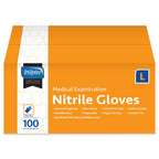Inspire Nitrile Gloves Medical Examination | The Original Quality Stretch Cobalt Blue | 4.5 Grade Disposable Gloves Latex Free Doctors, EMT, Food Service, Cleaning, Household, Hospitals and More