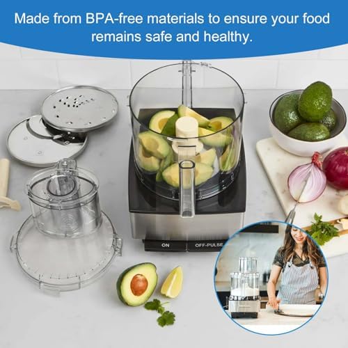 DFP-14NWBCT1 Replacement Food Processor Work Bowl Cover for Cuisinart Food Processor Replacement Parts Compatible With DLC-005AGTXT1 Fits Model DFP-14