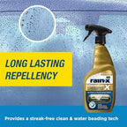 Rain-X 630177SRP Cerami-X Glass Cleaner + Water Repellent, 23oz - Cleaning Effectively While Remaining Streak Free, Protecting Against Contaminants and Stains