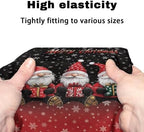 LedBack Walker Accessories Merry Christmas Print Rollator Walker Seat and Backrest Covers Soft Dust Cover Christmas Decor 2 Piece Walker Seat Cover Set