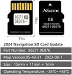 2024 Navigation SD Card Map Update Accessories 86271 0E076 Compatible with Toyota Tacoma HighlanderRAV4 Tundra 4Runner Sienna Prius Venza Mirai CorollaUSA/Canada