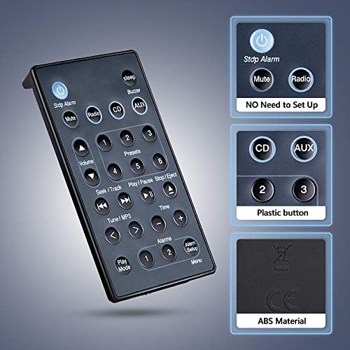 Universal Replacement Remote Control for Bose Soundbar Touch Wave Music Radio System-Generation The 1,2,3,4th (Batteries Excluded)(Black)