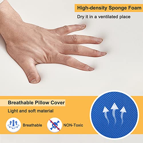 Mistuki Blanket Lifter for Feet Bed Sheet Raiser Foot Block Pillow Cradle Tent Sleep Support Supplies Holder Foam Wedge for Toes Pain Leg Knee Ankle Post Surgery Recovery Hospital Assistance Device
