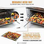 Toaster Oven Air Fryer Reusable Mats Accessories 9 x 11, Silicone Liner, Drip Mat (3pcs) Compatible with Cuisinart, Emeril Lagasse, Gowise, Breville + More, Convection Accessories, Electric Oven Rack