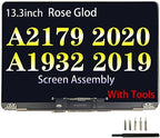 Screen Replacement for MacBook Air 13.3" A2179 2020 Year A1932 2019 Year Retina Full LCD Display Assembly 2560x1600 EMC 3302 EMC 3184 (A2179-ROSE Gold)