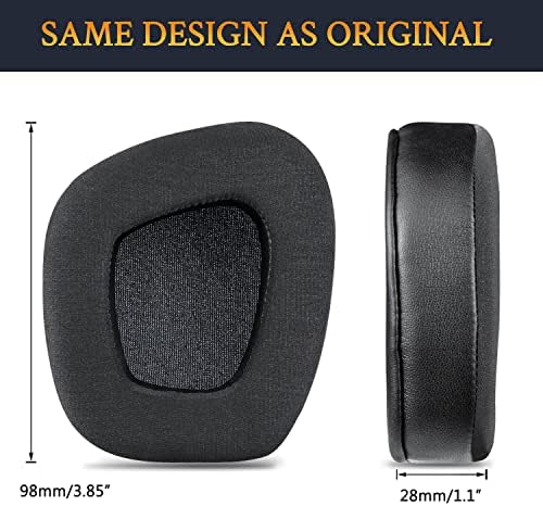 SOULWIT Cooling-Gel Earpads Replacement for Turtle Beach Stealth 600 Gen 2/600 Gen2 USB/600 Gen 2 MAX/600 Gen3(600XB)/500 XB Wireless Headset, Ear Pad Cushions with Noise Isolation Foam - Black