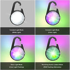 Dog Collar Light, 4 Modes Dog Lights for Night Walking, Rechargeable Pet Collar LED for Nighttime Clip on, IP68 Waterproof Pet Walking Accessories-2 Pack(Black)