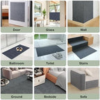Cat Scratching Climbing Carpet Mat, Feierxun Adhesive Trimmable Cat Scratcher Furniture Protector, Cat Post Covered Pad Replacement for DIY Cat Tree Shelf Couch Corner Wall (Dark Grey,39.3x15.8In)