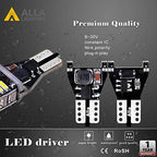 Alla Lighting 912 921 LED Bulbs for Back-up Reverse Lights, 6000K Xenon White CAN-BUS 4014 30-SMD T10 T15 906 W16W 921K 922, 360° Light Backup, Cargo Lights Replacement, Extremely Super Bright