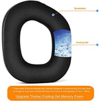 HS80 RGB Thicker Upgrade Quality Earpads - Replacement Ear Cushion Cup Compatible with Corsair HS80 RGB Wireless Headphone, High-Density Noise Cancelling Foam，Added Thicknes (Black Cooling Gel)