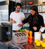 Dehydrator Rack Stainless Steel Stand Ninja Foodi Air Fryer Accessories. Dehydrator Rack for Ninja Foodi 6.5 & 8 Qt and Ninja Pressure Cooker, Compatible with Instant Pot Duo Crisp 8 Qt