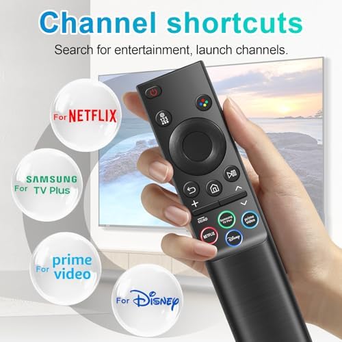 for Samsung Remote Replacement BN59-01388A Remote Control for Samsung Crystal UHD TV Remote CU7000 DU7200 Series Smart TV,Also Replacement for Samsung TV Remote BN59-01457A BN59-01388H TM2240A