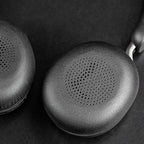 SOULWIT Earpads Replacement for Jabra Evolve2 65 (Evolve 2 65MS 65UC MS UC)/Evolve2 40 (40UC 40MS USB)/Elite 45h On-Ear Wireless Headset, Ear Pads Cushions with Softer Protein Leather - Black