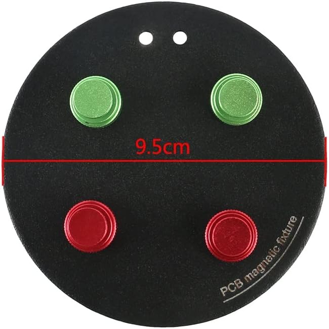 Microscope Accessories Kit Multifunctional Strong Magnetic Microscope Disc Base, Fixed Magnetic Clamp Microscope Slides (Color : A)
