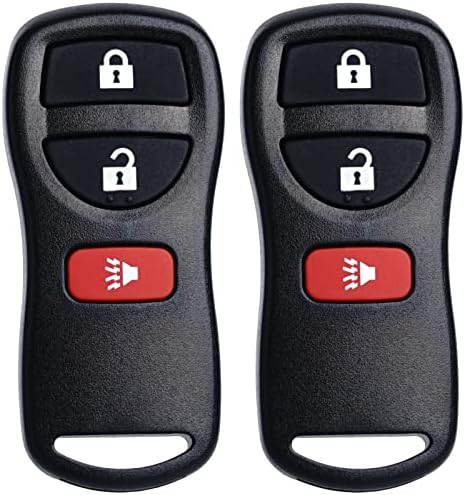 Keyless Entry Remote Control Key Fob Replacement Fits for Nissan Xterra Titan Armada Frontier 2002-2019 Quest Sentra Murano Pathfinder Versa Infiniti FX35 FX45 QX4 KBRASTU15 CWTWB1U733
