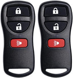Keyless Entry Remote Control Key Fob Replacement Fits for Nissan Xterra Titan Armada Frontier 2002-2019 Quest Sentra Murano Pathfinder Versa Infiniti FX35 FX45 QX4 KBRASTU15 CWTWB1U733