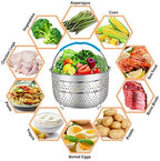 101 Pcs Pressure Cooker Accessories Set Compatible with Instant Pot 6 qt 8 Quart, 2 Steamer Basket, Springform Pan, Stackable Egg Steamer Rack, Egg Bites Mold, Steamer Rack Trivet, Parchment Pape
