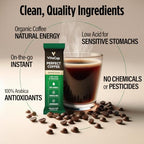 VitaCup Perfect Low Acid Instant Coffee Packets, Dark Roast Coffee, USDA Organic & Fair Trade, Third Party Tested for Mycotoxins & Pesticides, Single Origin, Clean & Pure, 24 ct