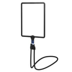 HQGZQL 6X Rechargeable Magnifying Glass with 50 LEDs Light Large Hands-Free Magnifying Glasses with Flexible Gooseneck Full Book Page Magnifier Perfect for Reading, Repair, Sewing Low Vision Seniors