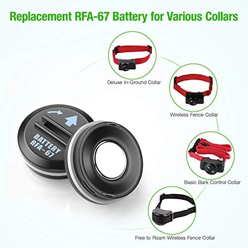 EBL RFA-67 6 Volt Pet Collar Replacement Batteries 10 Pack, Compatible with RFA-67D-11 PetSafe 6V Lithium Battery Specific Dog Receiver Collars