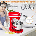 Flex Edge Beater for KitchenAid 6 QT Bowl-Lift Stand Mixer with 2 Kitchen Accessories, Flat Beater Paddle with Flexible Silicone Edges Bowl Scraper, Kitchen Aid Mixers Accessories