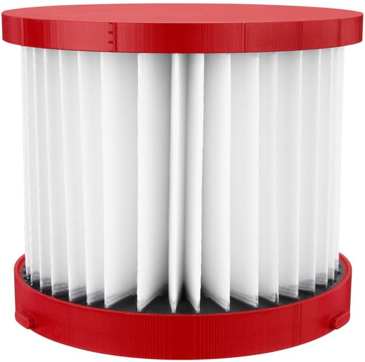 - Milwaukee Replacement Wet/Dry Filter for Cordless Vacuum, Model# 49-90-1900