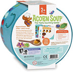 Peaceable Kingdom Acorn Soup – Game for You and Your 2 + Year Old – Fun Toddler Games Ages 2–4 That Teach Numbers and Counting Skills