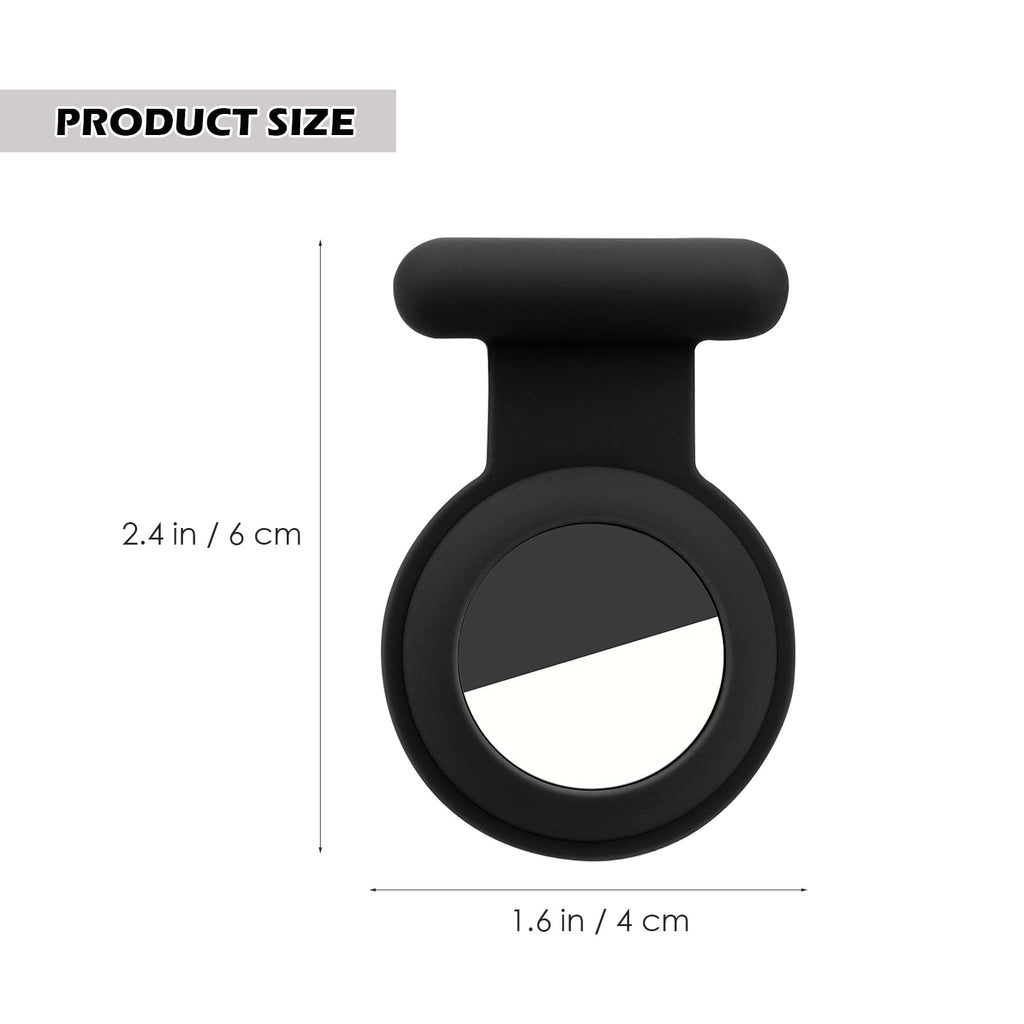 Airtag Hidden GPS Tracker,Airtag for Kids,Elderly,Pet,Clothing(2 Black)（not GPS Included）