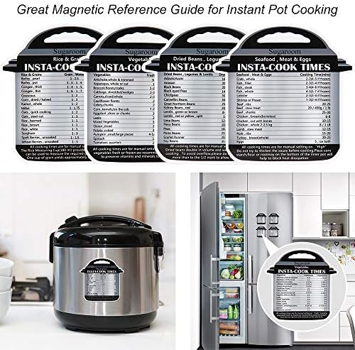 Accessories for Instant Pot, Sugaroom Pressure Cooker Accessories Set Compatible with Instant Pot Accessories 6 qt 8 quart - 2 Steamer Baskets, Springform Pan, Egg Rack, Egg Bites Mold and More