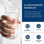 TEEHAY W10295370A Water Filter Replacement, Compatible With EDR1RXD1, Filter 1, WHR1RXD1, W10295370, KAD1RXD1, P8RFWB2L, P8WB2L, P4RFWB, P5WB2L (White, 3 Pack)