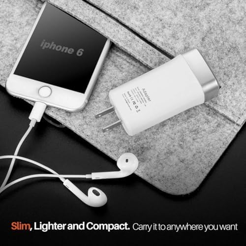 45W 60W Mini Charger Compatible with Mac Book Air 11/13 inch, Magnetic 1st-Gen L Type Connector, Portable Travel Replacement USB Adapter A1374 A1244 A1370 A1369 A1377 A1237 (Before Mid 2012)